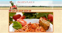 Desktop Screenshot of pauleesplaceii.com