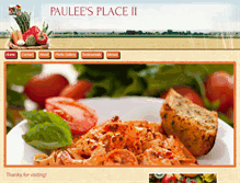 Tablet Screenshot of pauleesplaceii.com